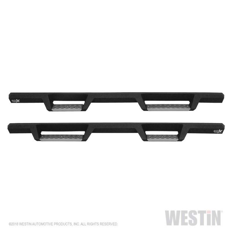Westin 07-21 Toyota Tundra CrewMax HDX Stainless Drop Nerf Step Bars - Tex. Blk