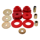 Energy Suspension 05-15 Toyota Tacoma w/ 6 Lug Rear Differential Bushing Set - Red