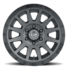 Load image into Gallery viewer, ICON Compression 17x8.5 6x135 6mm Offset 5in BS 87.1mm Bore Double Black Wheel