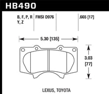 Load image into Gallery viewer, Hawk 03-16 Toyota 4Runner HP Plus Front Brake Pads