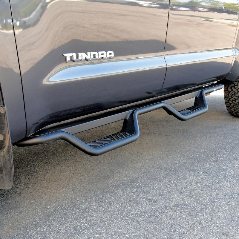 Westin 07-21 Toyota Tundra CrewMax Outlaw Drop Nerf Step Bars - Black