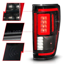 Load image into Gallery viewer, ANZO 21-23 Ford F-150 LED Taillights Seq. Signal w/BLIS Cover - Black Housing