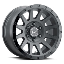 Load image into Gallery viewer, ICON Compression 18x9 6x5.5 25mm Offset 6in BS 95.1mm Bore Double Black Wheel