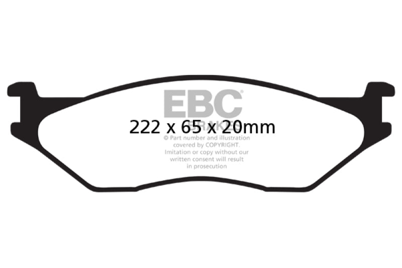 EBC 02-05 Ford Econoline E550 Greenstuff Front Brake Pads
