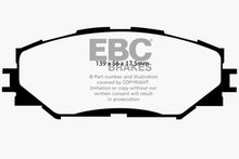 Load image into Gallery viewer, EBC 06-08 Toyota RAV 4 2.4 Greenstuff Front Brake Pads