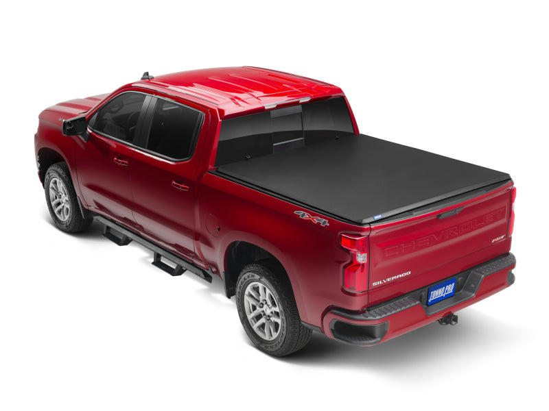 Tonno Pro 04-15 Nissan Titan (Incl. Track Sys Clamp Kit) 5ft. 7in. Bed Hard Fold Tonneau Cover