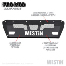 Load image into Gallery viewer, Westin 15-19 Chevrolet Silverado 2500/3500 Pro-Mod Skid Plate - Textured Black