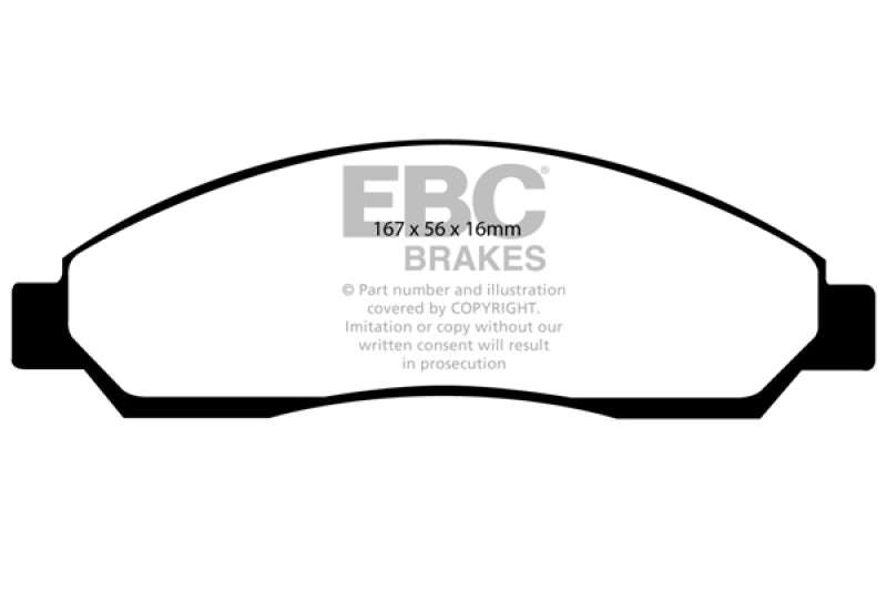 EBC 04-06 Chevrolet Colorado 2.8 Greenstuff Front Brake Pads