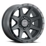ICON Rebound 17x8.5 6x135 6mm Offset 5in BS 87.1mm Bore Double Black Wheel