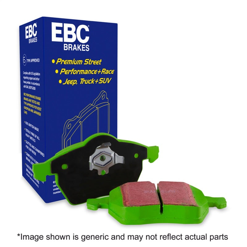 EBC 07-09 Ford Expedition 5.4 2WD Greenstuff Front Brake Pads