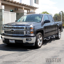 Load image into Gallery viewer, Westin 14-18 Chevrolet Silverado 1500 DC 6.5ft Bed HDX Drop W2W Nerf Step Bars - Tex. Blk