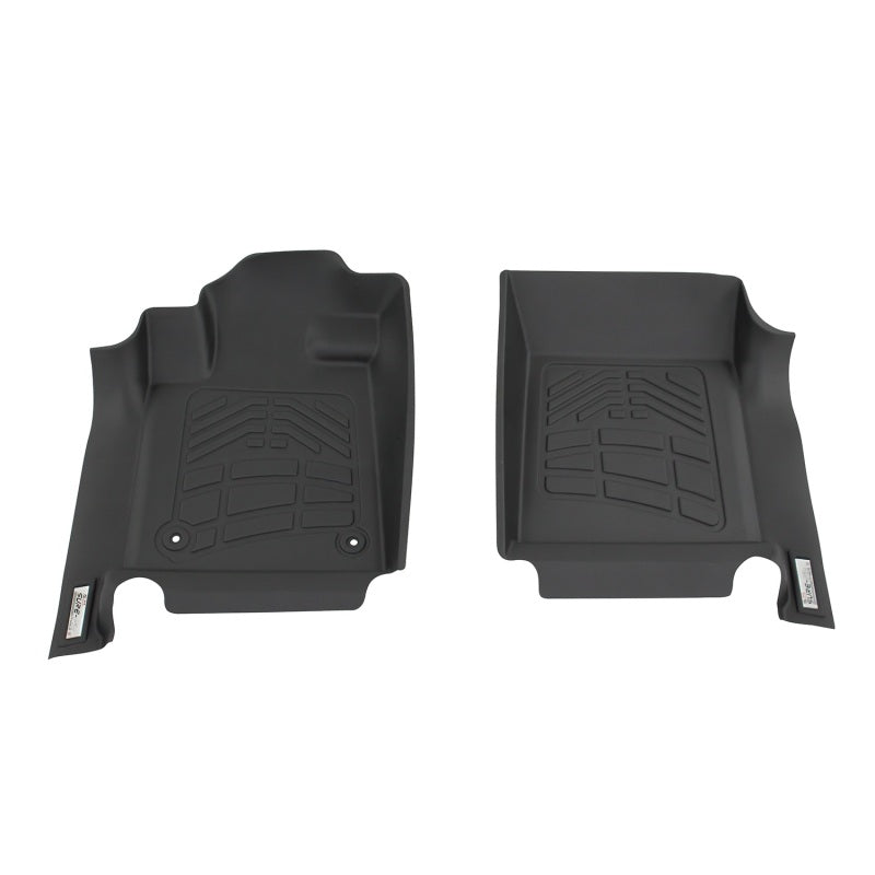 Westin 12-17 Toyota Tundra Reg/Dbl/CrewMax (Double hook) Wade Sure-Fit Floor Liners Front - Blk