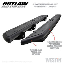 Load image into Gallery viewer, Westin 14-18 Chevrolet/GMC Silv/Seirra 1500 Double Cab Outlaw Nerf Step Bars