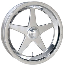 Load image into Gallery viewer, Weld Alumastar 1-Piece 15x3.5 / Anglia Spindle MT / 1.75in. BS Polished Wheel - Non-Beadlock