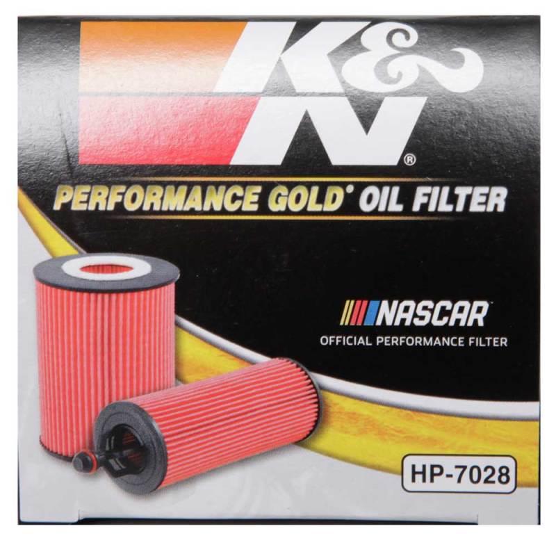 K&N Performance Oil Filter for 2010+ Mercedes Benz GLE350D 3.0L V6 DSL 2.75in OD x 3.625in H