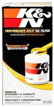 Load image into Gallery viewer, K&amp;N Dodge Performance Gold Oil Filter