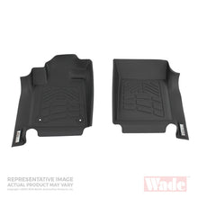 Load image into Gallery viewer, Westin 11-14 Ford F-150 Reg/SuprCab/SuprCrew (w/2 Ret Hooks) Wade Sure-Fit Floor Liners Front - Blk