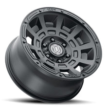 Load image into Gallery viewer, ICON Thrust 17x8.5 6x5.5 25mm Offset 5.75in BS Satin Black Wheel
