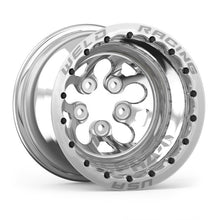 Load image into Gallery viewer, Weld Alpha-1 15x15 / 5x4.75 BP /5in. BS Polished Wheel - Polished Double Beadlock MT
