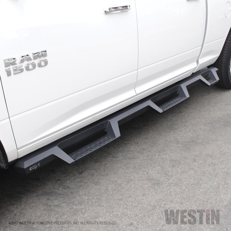 Westin 10-18 Dodge Ram Crew Cab 5ft & 6ft Bed HDX Drop Wheel-To-Wheel Nerf Step Bars