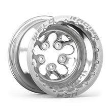 Load image into Gallery viewer, Weld Alpha-1 15x12 / 5x4.75 BP / 3in. BS Polished Wheel - Polished Double Beadlock MT