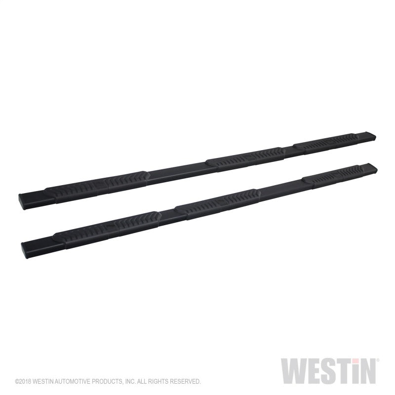 Westin 07-18 Chevrolet Silverado 1500 Crew Cab 5.5ft Bed R5 M-Series Nerf Step Bars - Black
