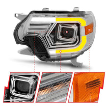 Load image into Gallery viewer, ANZO 12-15 Toyota Tacoma Projector Headlights - w/ Light Bar Switchback Chrome Housing