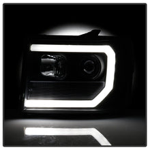 Load image into Gallery viewer, Spyder 07-13 GMC Sierra 1500-3500 Ver 2 Proj Headlights - DRL LED - All Blk PRO-YD-GS07V2-LBDRL-BKV2