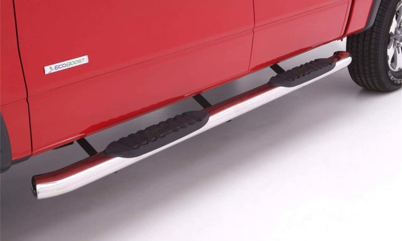 Lund 2019 RAM 1500 Ext. Cab 5in. Oval Curved SS Nerf Bars - Polished