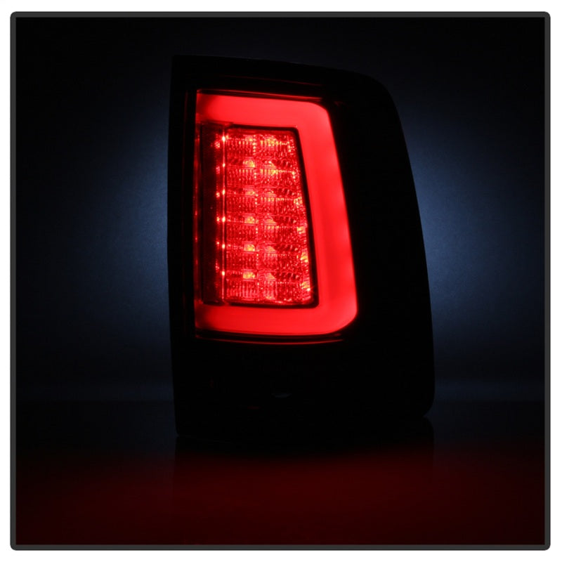 Spyder 13-14 Dodge Ram 1500 LED Tail Lights - Red Clear ALT-YD-DRAM13V2-LED-RC