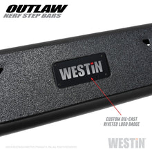 Load image into Gallery viewer, Westin 15-20 Ford F-150 SuperCab / 17-20 F-250/350 SuperCab Outlaw Nerf Step Bars - Textured Black